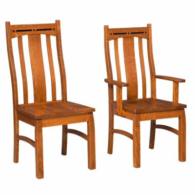 Boulder Creek Wood Dining Chairs