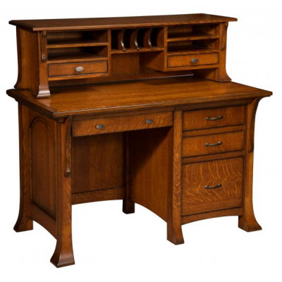 LA-233 Breckenridge Student Desk with Hutch Top