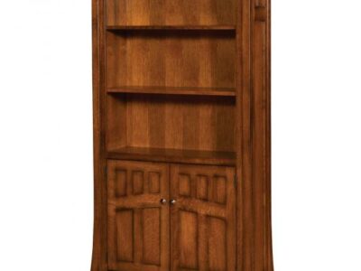 BFB4014OD Bridgefort Mission Bookcase with Doors