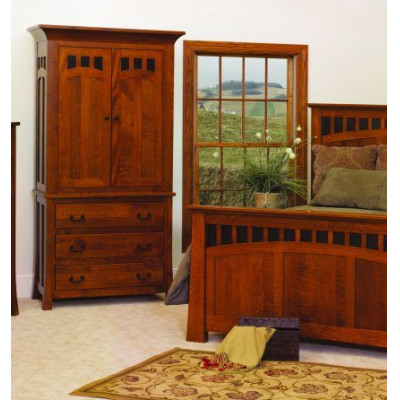 Bridgeport Mission MB2740 3 Drawer Armoire