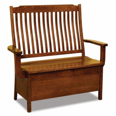 AJW6438 Brookline Storage Benches with 6" or 12" storage