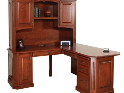 BUC-102 Buckingham 68" Corner Desk with Hutch