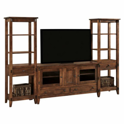 Bungalow TV Console and Towers