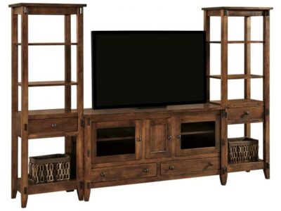 Bungalow TV Console and Towers