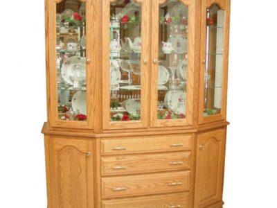 Cantilever Oak Hutch