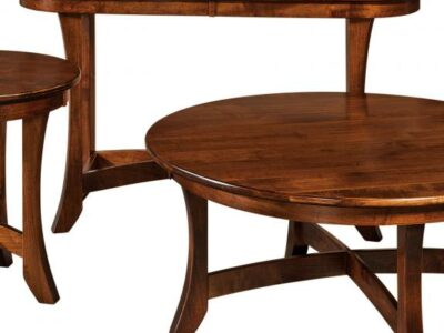 Carona Coffee and End Tables Oval Sofa Table
