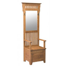 AJW20630 Classic Mission Hall Seat Trees