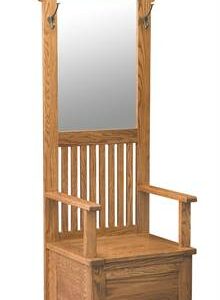 AJW20630 Classic Mission Hall Seat Trees