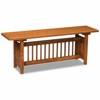 AJW48CM Classic Mission Trestle Bench