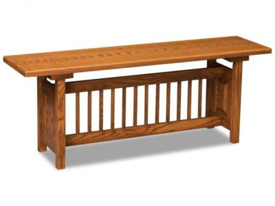 AJW48CM Classic Mission Trestle Bench