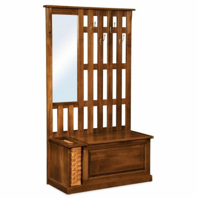 AJW207 Country Hallway Bench with Storage