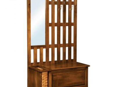 AJW207 Country Hallway Bench with Storage