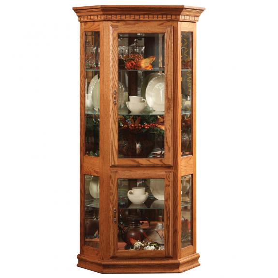 250 Corner Curio Cabinet For In