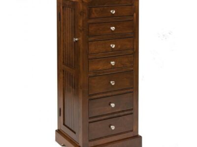 #153 Beaded Jewelry Armoire