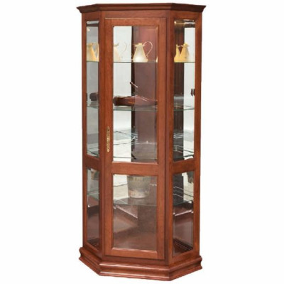 Deluxe Corner Curio Cabinet 2016