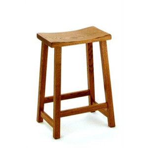 Destiny Backless Wood Bar Stool