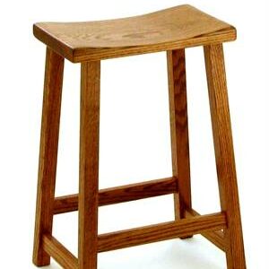 Destiny Backless Wood Bar Stool