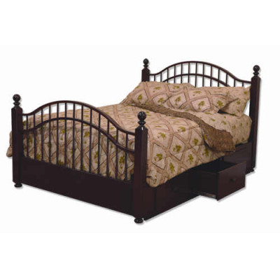 Luellen Bedroom Set LE-480Q Double Dow Storage Bed