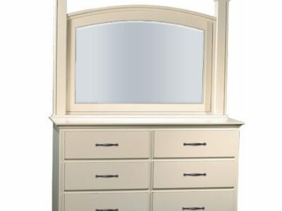 LE White Bedroom Set LE-363 58" Dresser