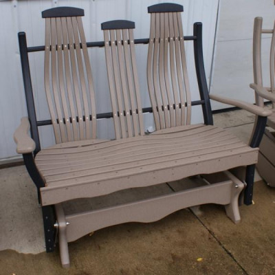 Porch Glider, Bent Poly Double
