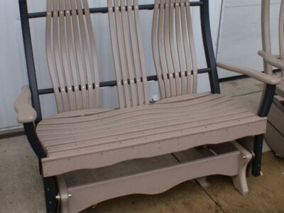 Porch Glider, Bent Poly Double