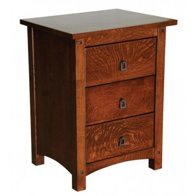 Emory Grand Bedroom Collection 3 Drawer Nightstand