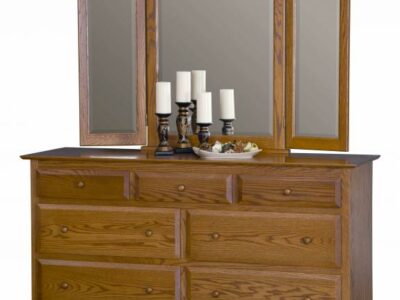 English Shaker Bedroom Set MB1121 66" Dresser