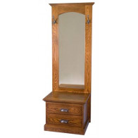 AJW205 Elena Hall Tree with two drawers.