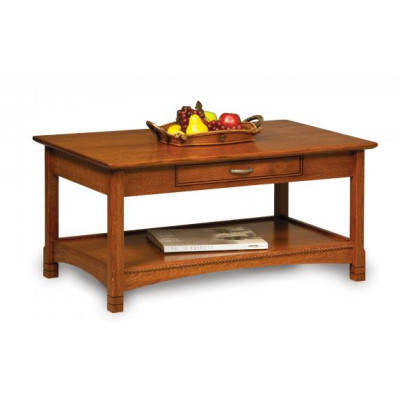West Lake Open Occasional Tables FVCT-WL Coffee Table with Drawer