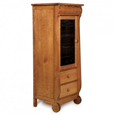 FVE-027-OCS Sleigh Stereo Component Cabinet