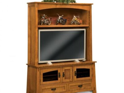 FVE-032-MD Tall Wood Modesto TV Cabinet