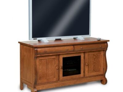 FVE-043-OCS-BP Classic Sleigh TV Stand