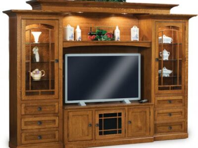 FVE-049-MM Manhattan Mission TV Wall Unit