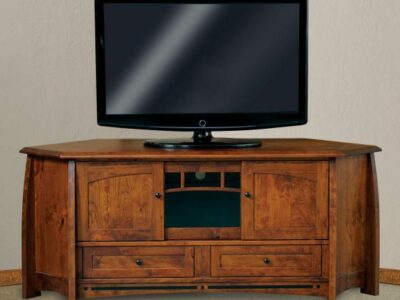 FVE-053-BC-BP Boulder Creek Corner TV Stand