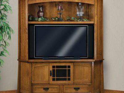 FVE-053-MD Modesto Plasma TV Corner Hutch