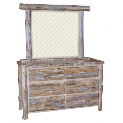 Small 6 Drawer Rustic Dresser