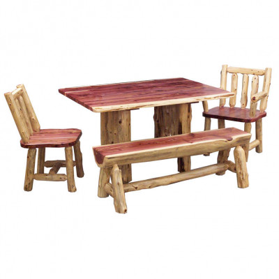 Cedar Leaf Rustic Dining Table