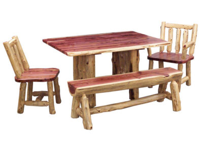 Cedar Leaf Rustic Dining Table