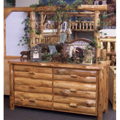 6 Drawer Log Dresser