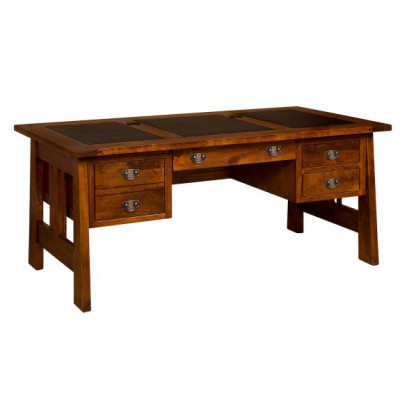 FOLD36 Open Freemont Mission Pedestal Desk