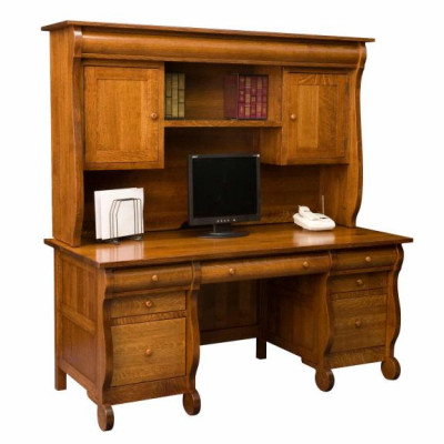 LA-108 Glenwood Desk with Hutch