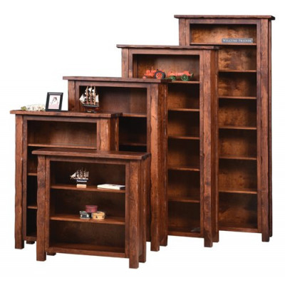 HHD-3672 Hand Hewn Bookcases