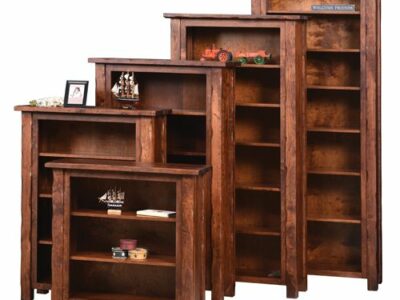 HHD-3672 Hand Hewn Bookcases