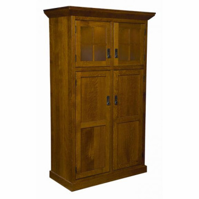 HHSP147 Stickley Heritage Mission 4 Door Pantry