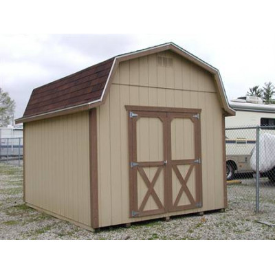 10X12 Gambrel Barn with 6' side wall