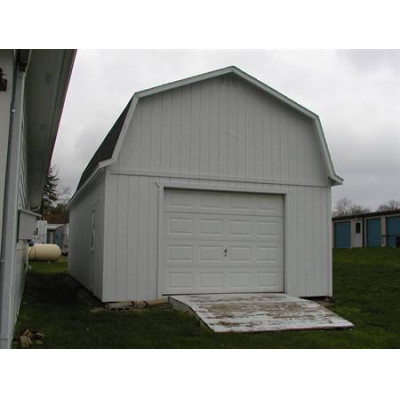 16X32 Gambrel Barn with 8' Side Walls ON DISPLAY