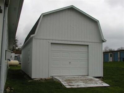 16X32 Gambrel Barn with 8' Side Walls ON DISPLAY