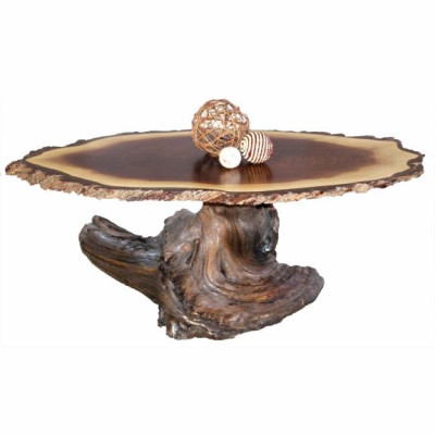 Heritage Live Edge Coffee Tables E980 Walnut Oval Coffee Table
