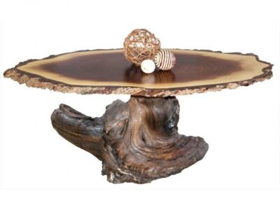 Heritage Live Edge Coffee Tables E980 Walnut Oval Coffee Table