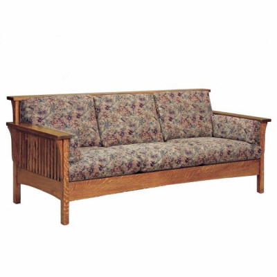 High Back Slat Couch